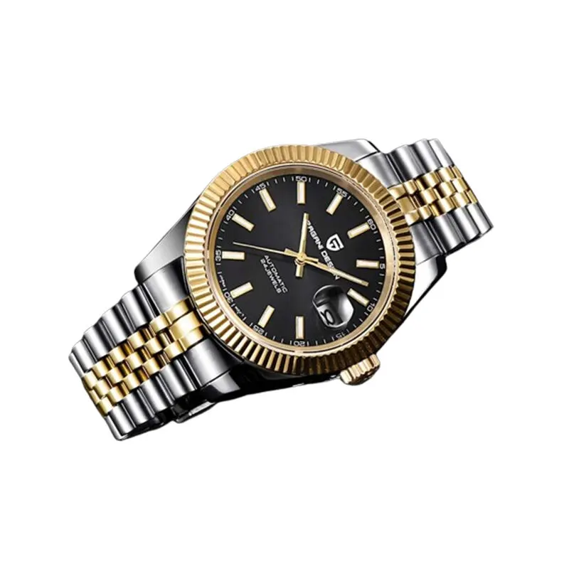 Pagani Design Datejust Black Dial Men's Watch - PD-1645